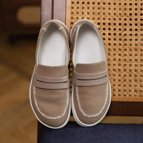 Barefoot Hemp Loafers For Women Lightweight Breathable Slip