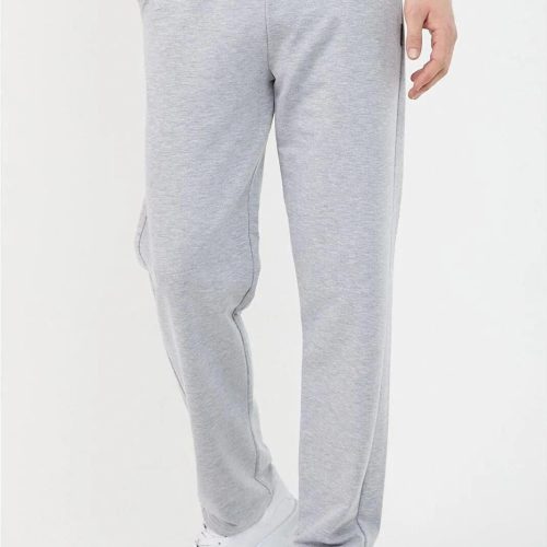 Cotton Blend Straight Leg Jogger Pants: Relaxed Athletic