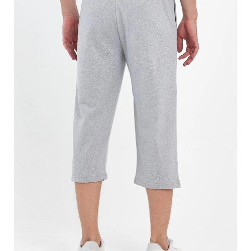Organic Cotton Capri Sweatpants: Relaxed Fit Jogger Training