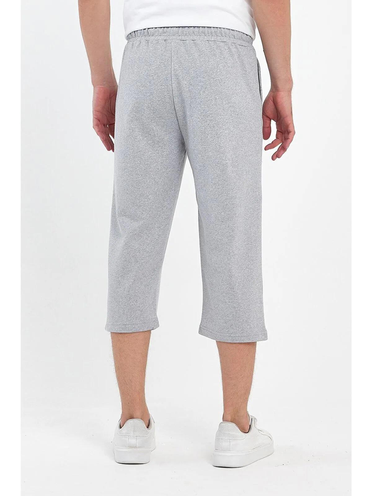 Organic Cotton Capri Sweatpants: Relaxed Fit Jogger Training