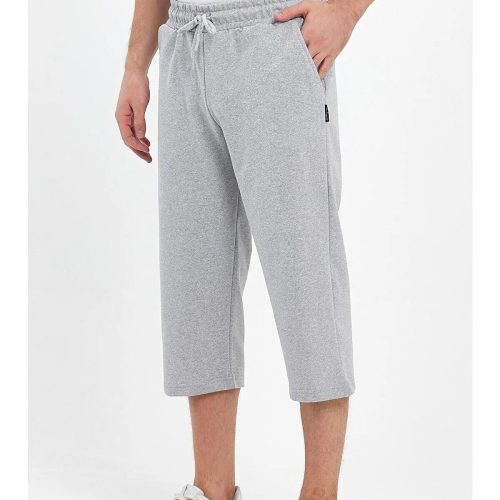 Organic Cotton Capri Sweatpants: Relaxed Fit Jogger Training