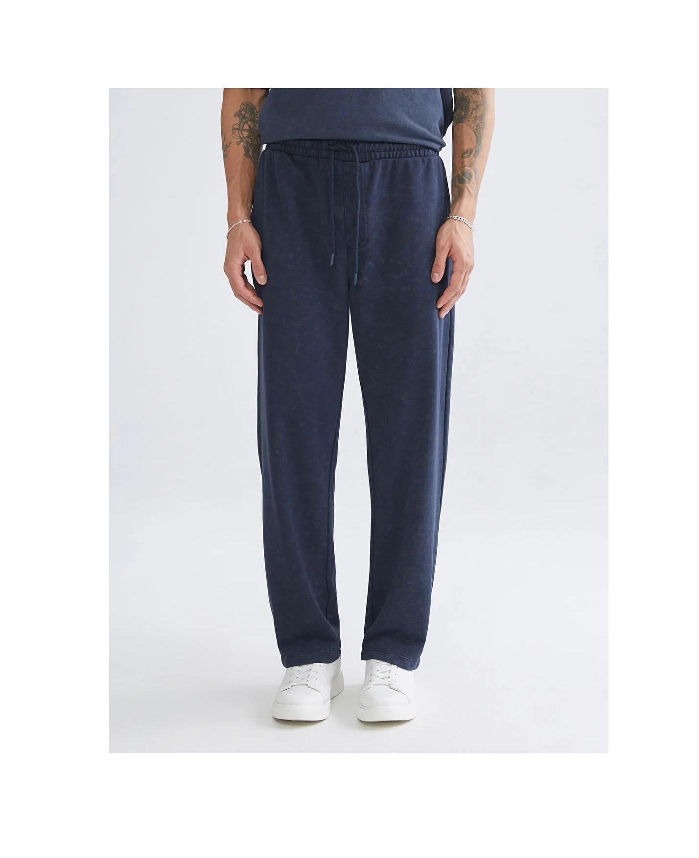 Organic Cotton Blend Jogger Sweatpants: Relaxed Fit Athletic