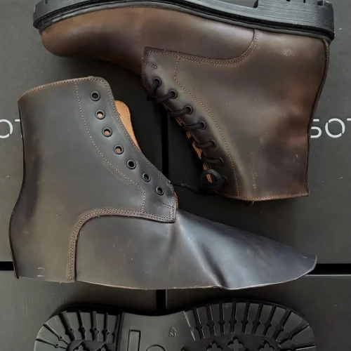 Lace Up Riding Boots Men Casual Winter Or