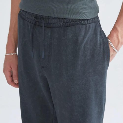 Organic Cotton Blend Jogger Sweatpants: Relaxed Fit Athletic