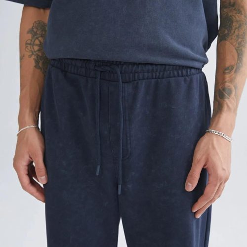 Organic Cotton Blend Jogger Sweatpants: Relaxed Fit Athletic