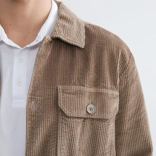 Men's Corduroy Jacket: Retro Casual Cotton Winter Coat