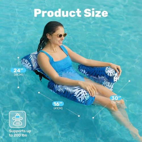 🏊last Day 50% Off!💺inflatable Floating Chair – Comfortable, Stable & Perfect