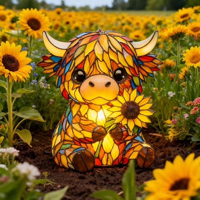 🐂memorial Day 50% Off🌻creative Highland Cow Led Night Light
