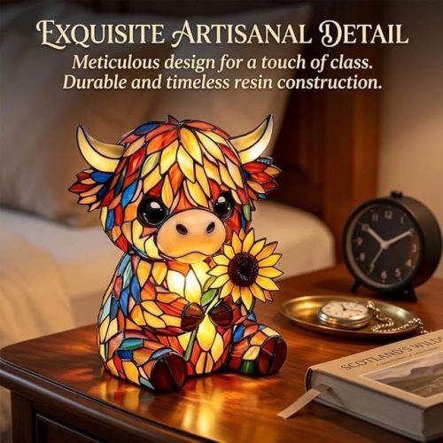 🐂memorial Day 50% Off🌻creative Highland Cow Led Night Light