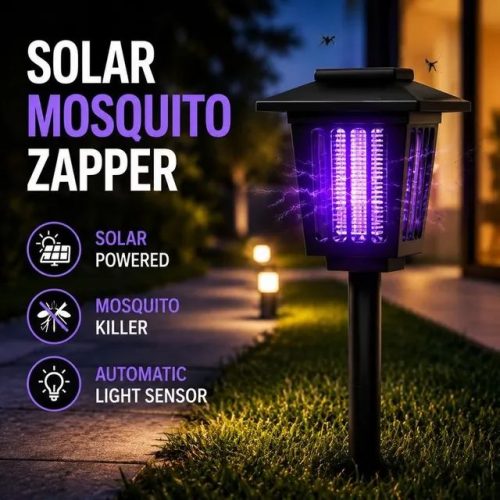 🎁hot Sale 49% Off☀️ Solar Mosquito Zapper | 2-in-1 Bug Killer & Yard Light