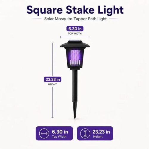 🎁hot Sale 49% Off☀️ Solar Mosquito Zapper | 2-in-1 Bug Killer & Yard Light