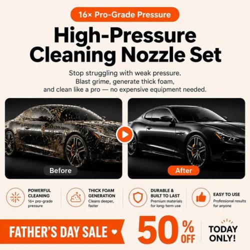 🎁father’s Day 50% Off👨‍🎤💦high-pressure Cleaning Nozzle Set